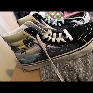 Vans Hightop 7.5 - Tropical Print